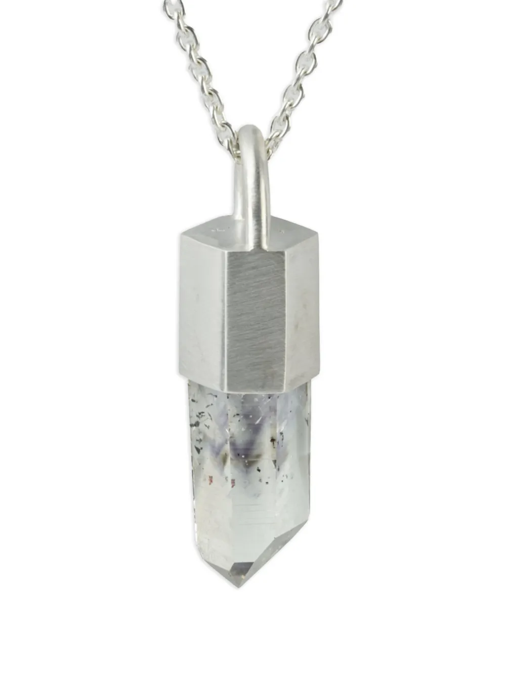 Parts of Four Talisman amethyst necklace - Argento