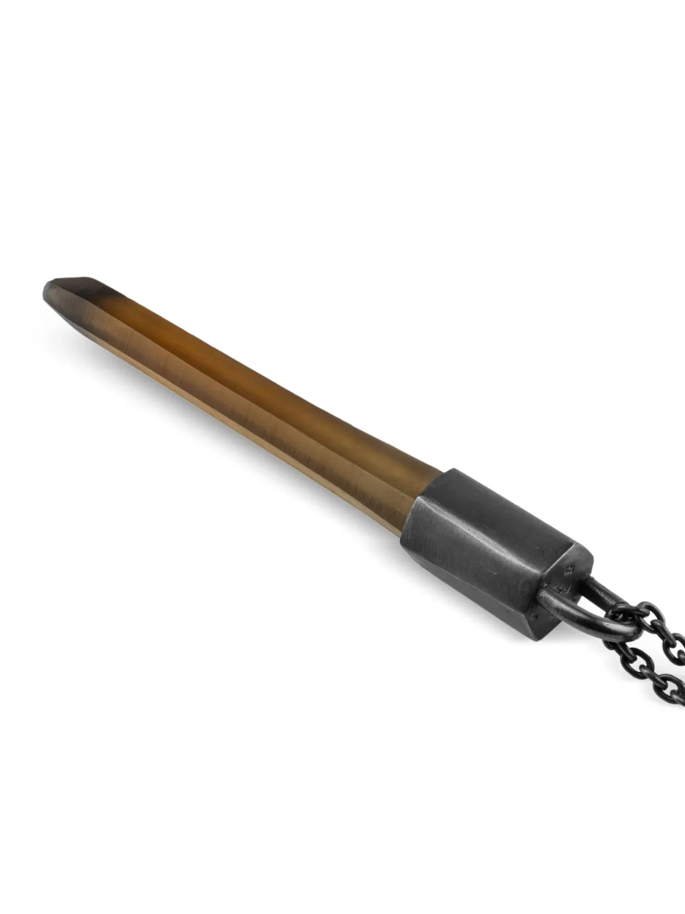 Parts Of Four Sterling Silver Talisman Citrine Necklace In Gold