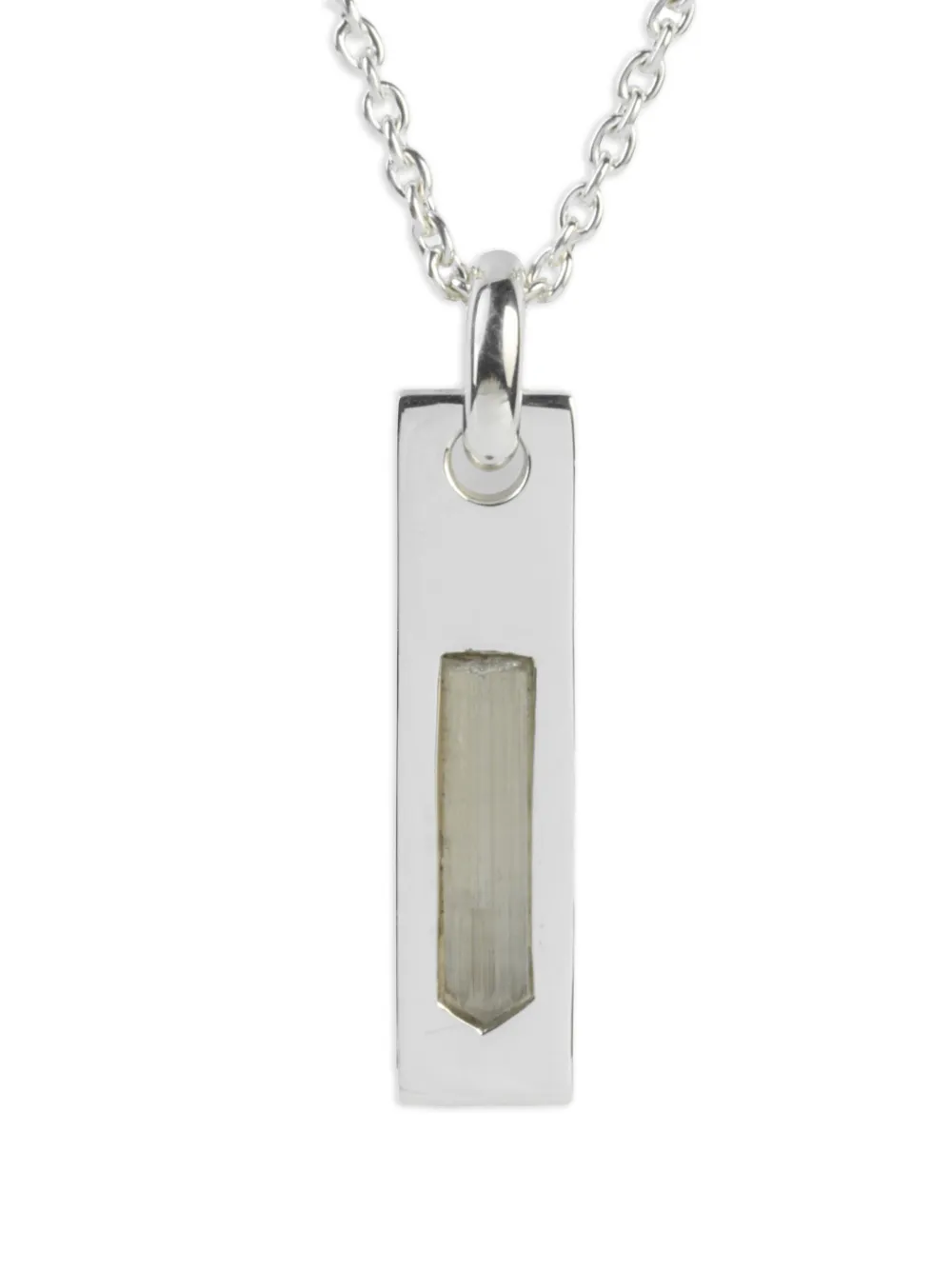 Parts of Four sterling silver zultanite rectangular-pendant necklace | Silver | Image 1
