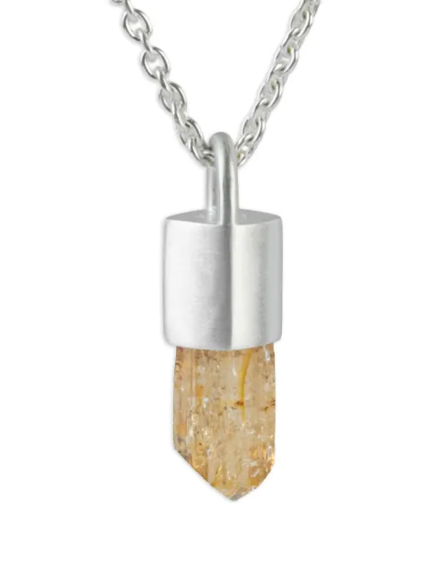 Parts of Four sterling silver Talisman imperial topaz necklace