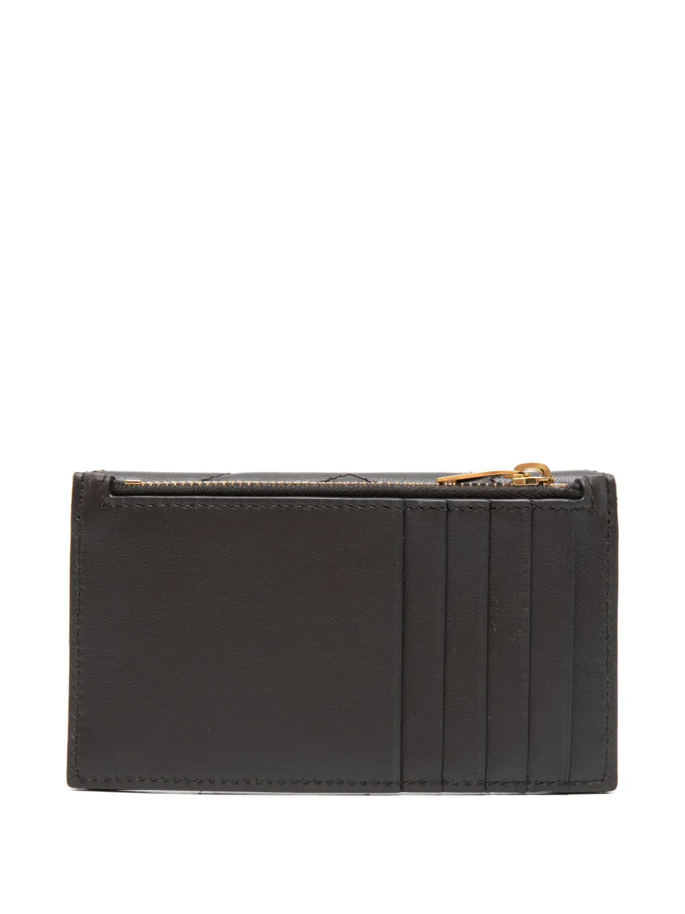 Saint Laurent Cassandre Matelassé Leather Wallet In Gray