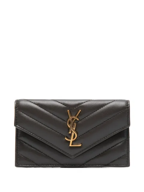 Saint Laurent Cassandre matelassé leather wallet