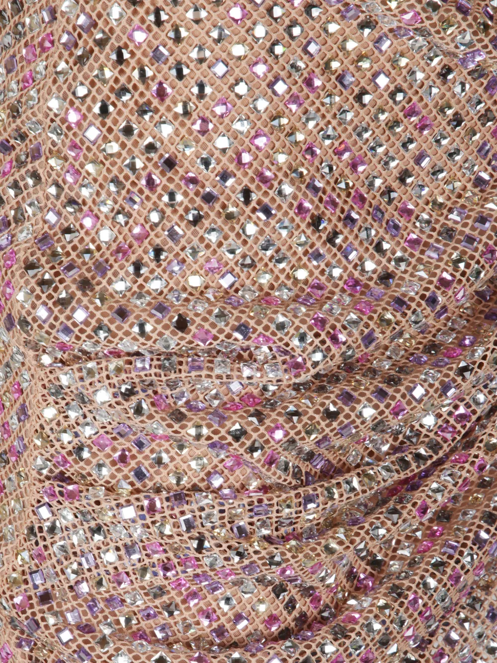 Self-portrait Crystal-embellished Mini Skirt - Pink 