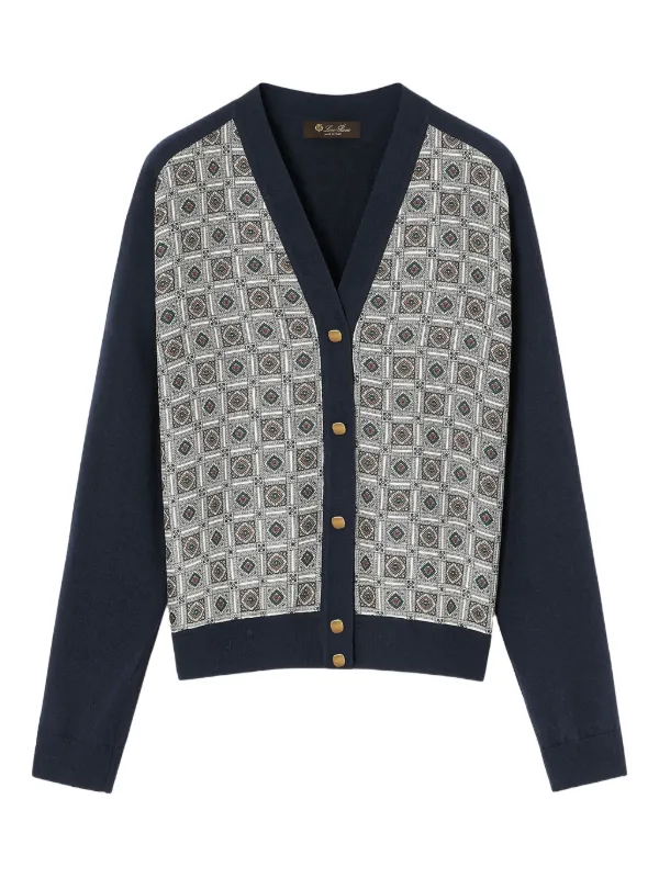 Loro Piana Mendoza Cardigan in Blue