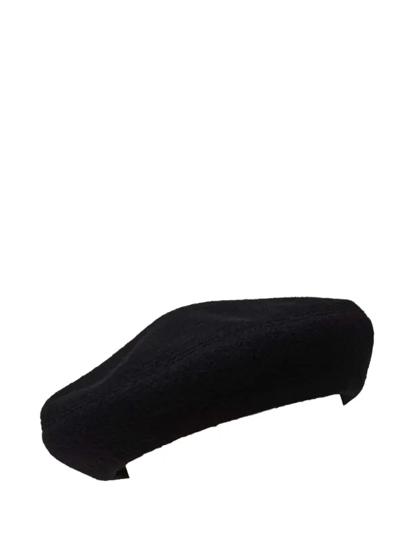 Loro Piana Textured Hat in Black