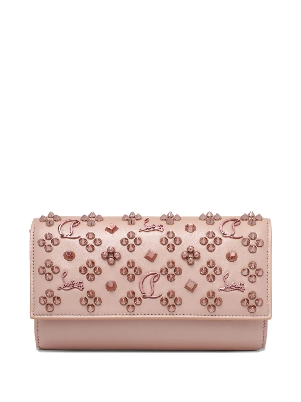 Christian Louboutin studded leather wallet | Neutrals | Image 1