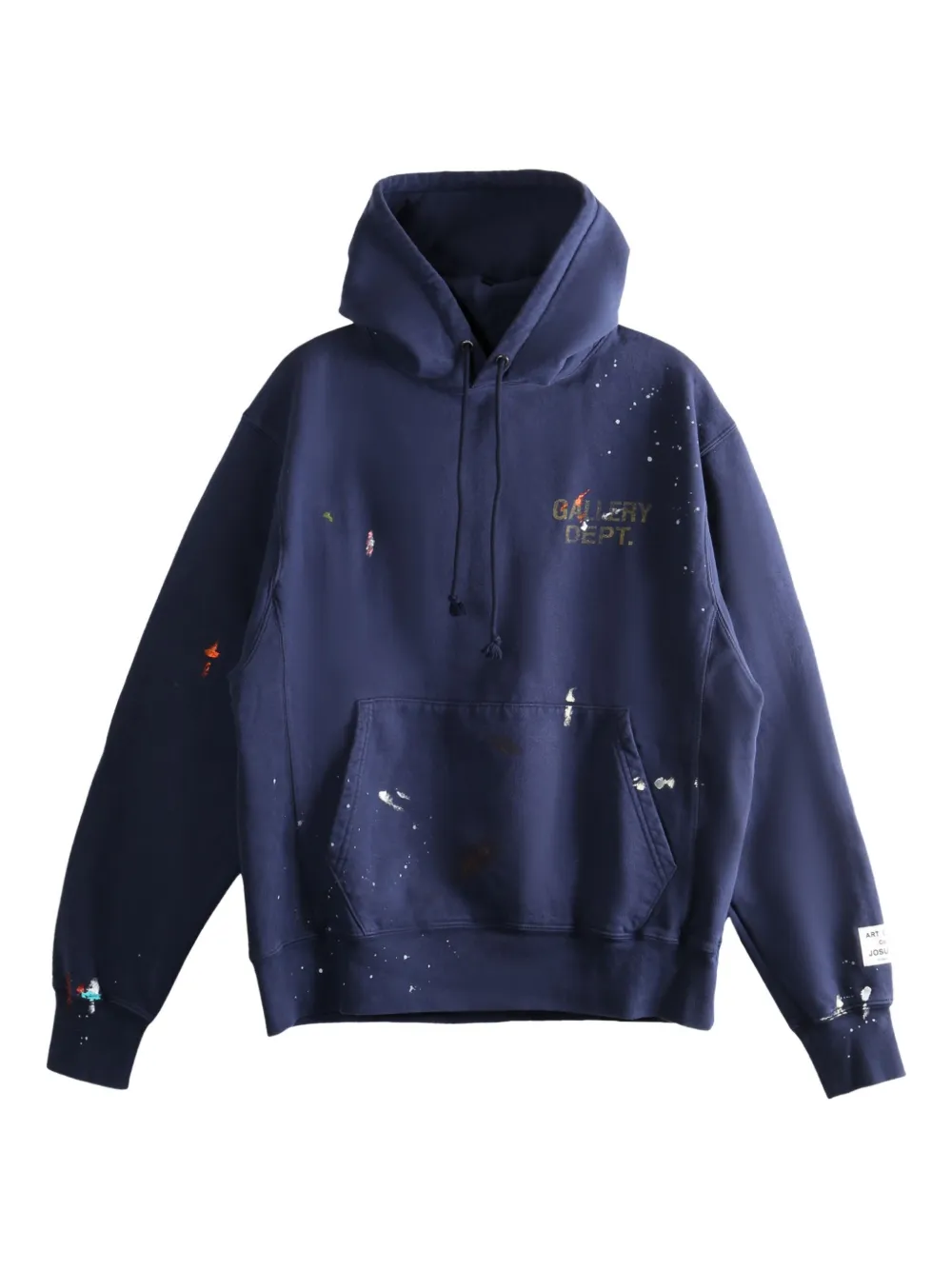 GALLERY DEPT. paint splatter-print hoodie | Blue | Image 1