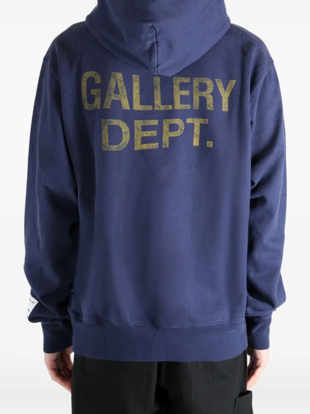 GALLERY DEPT. Katoenen hoodie met logo Blauw