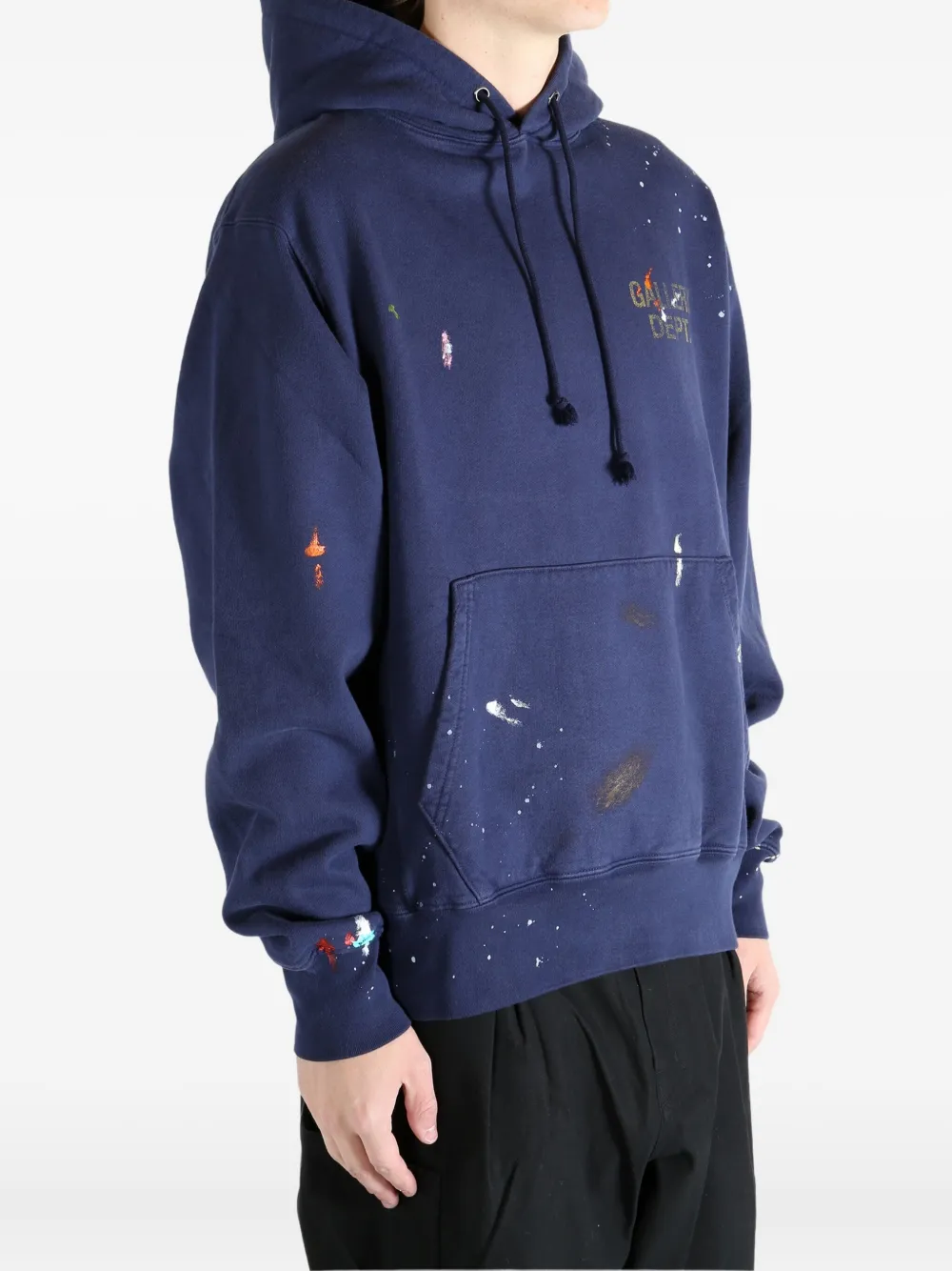 GALLERY DEPT. Katoenen hoodie met logo Blauw