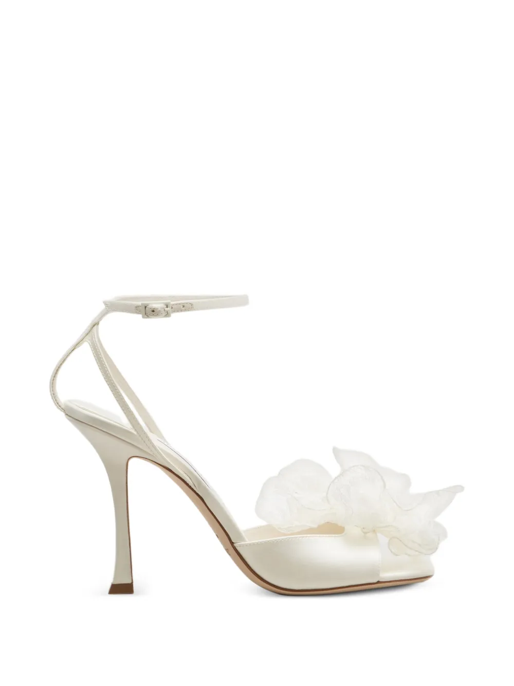 Jimmy Choo Mimmi ruffled sandals - Nude
