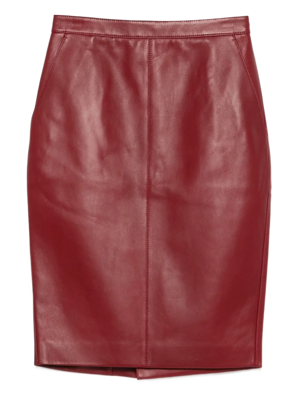 Saint Laurent falda lápiz midi Cassandre | rojo | Image 1