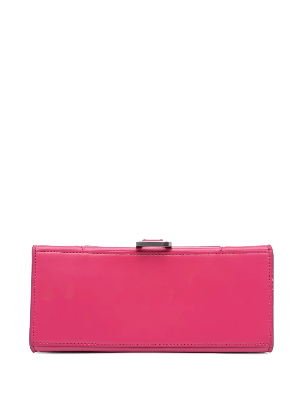 2020 Small Shiny Box Calfskin Hourglass Satchel
