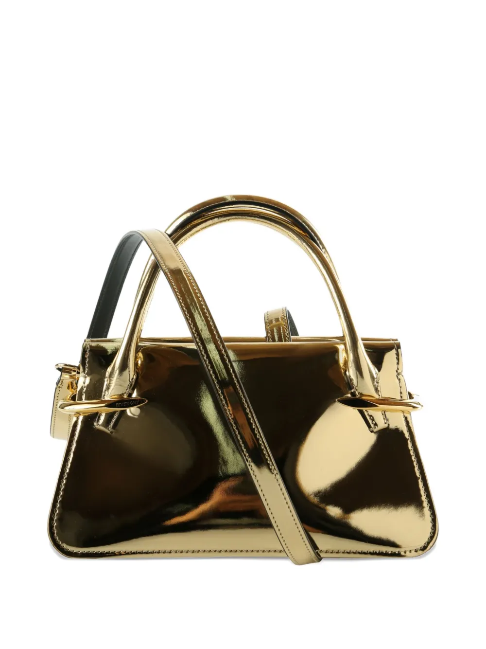 Givenchy mini Pinch mirror-effect tote bag - Goud