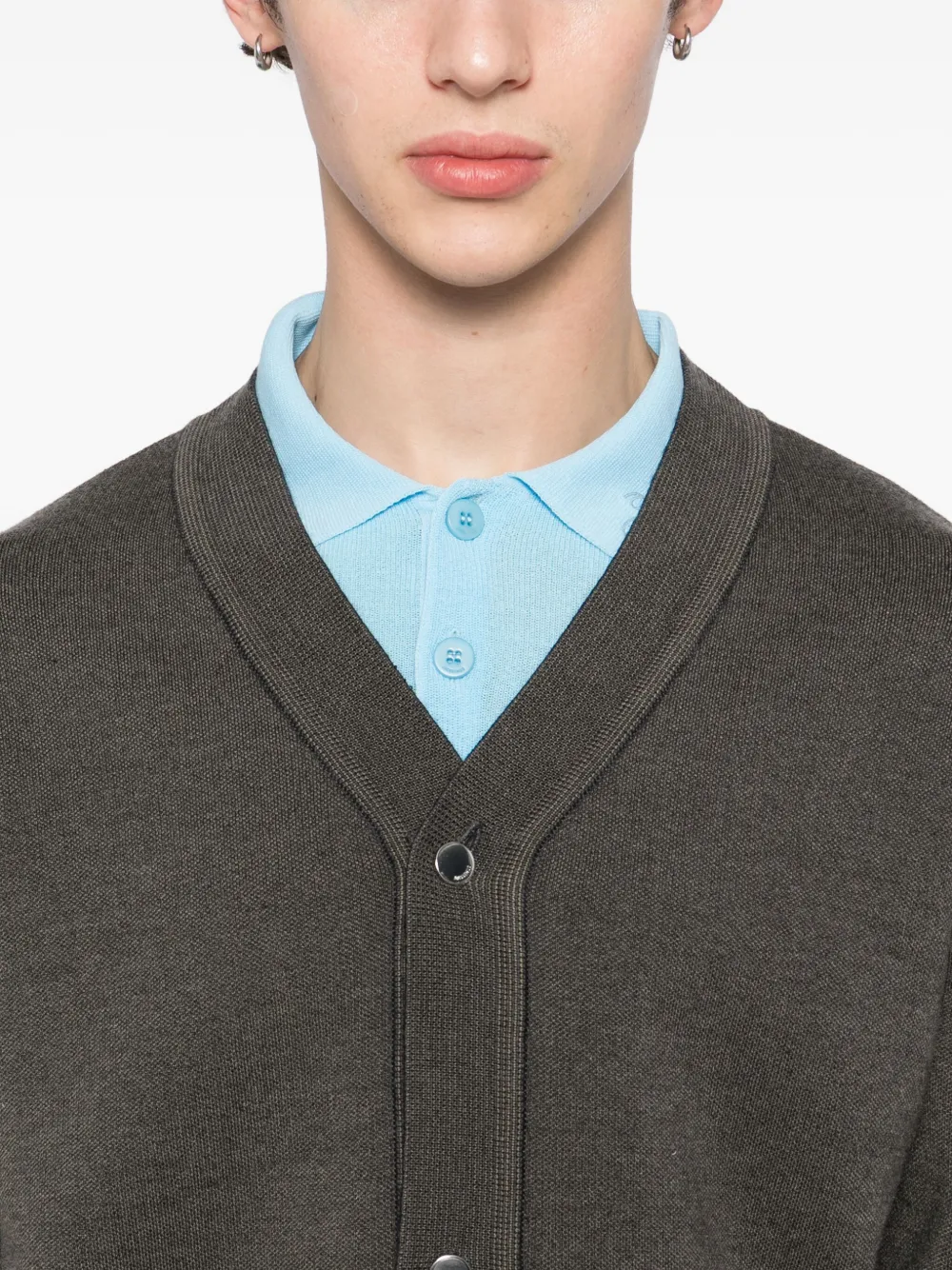 Jacquemus Vest met knopen Grijs