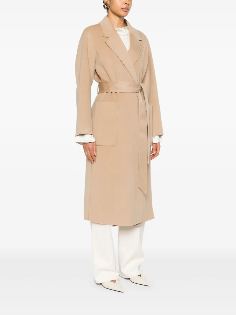 IVY OAK Celia jas met ceintuur Beige