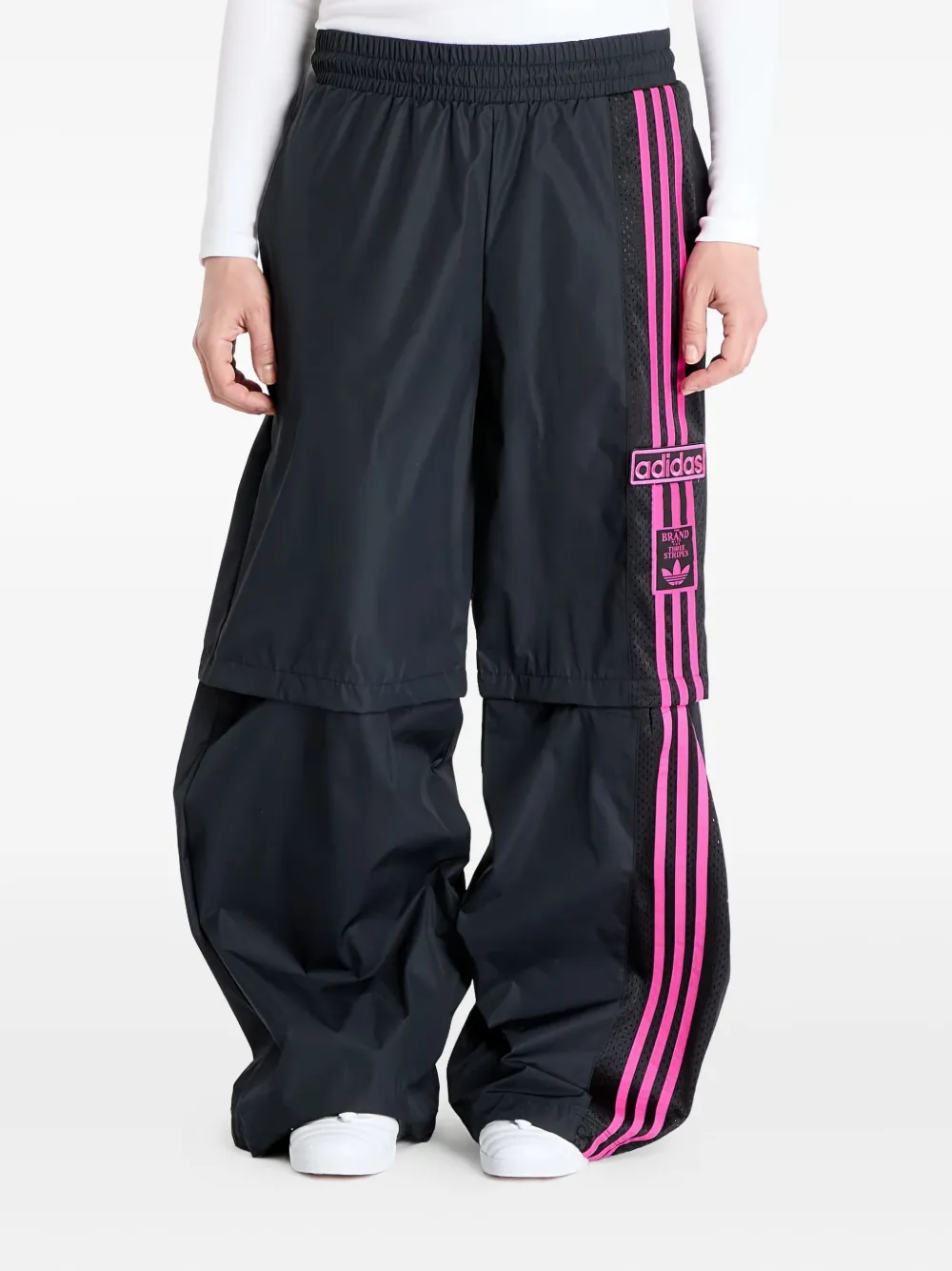 Adidas Originals Adibreak Woven 2 In 1 Track Pants In Black