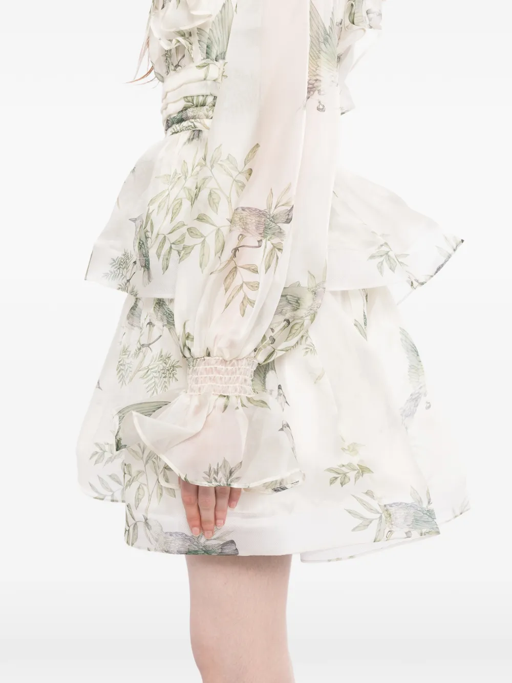 We Are Kindred Organza mini-jurk Beige