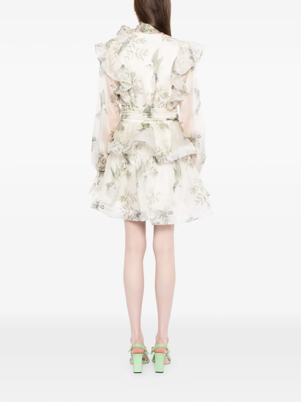 We Are Kindred Organza mini-jurk Beige