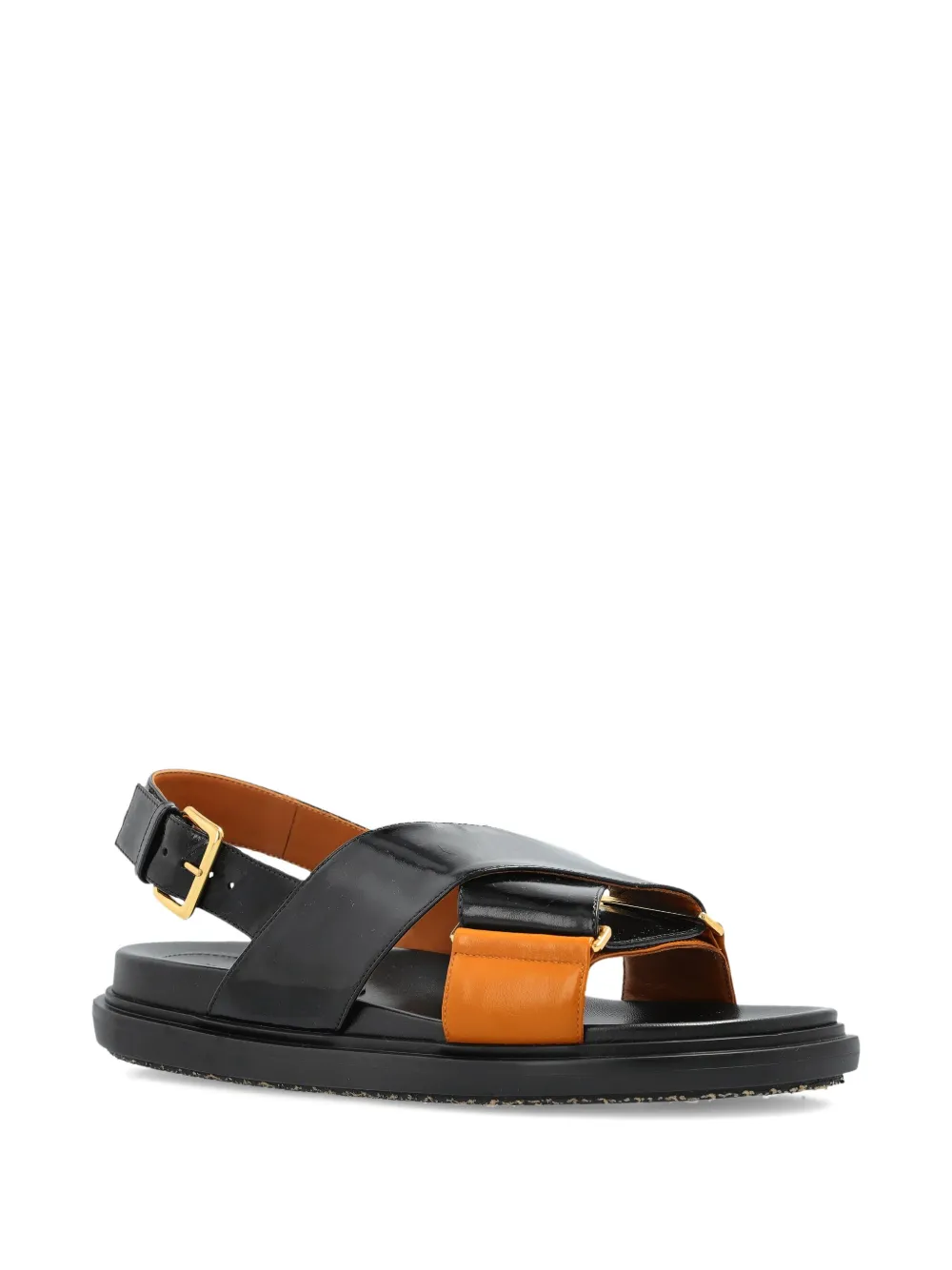Marni criss-cross sandals Zwart