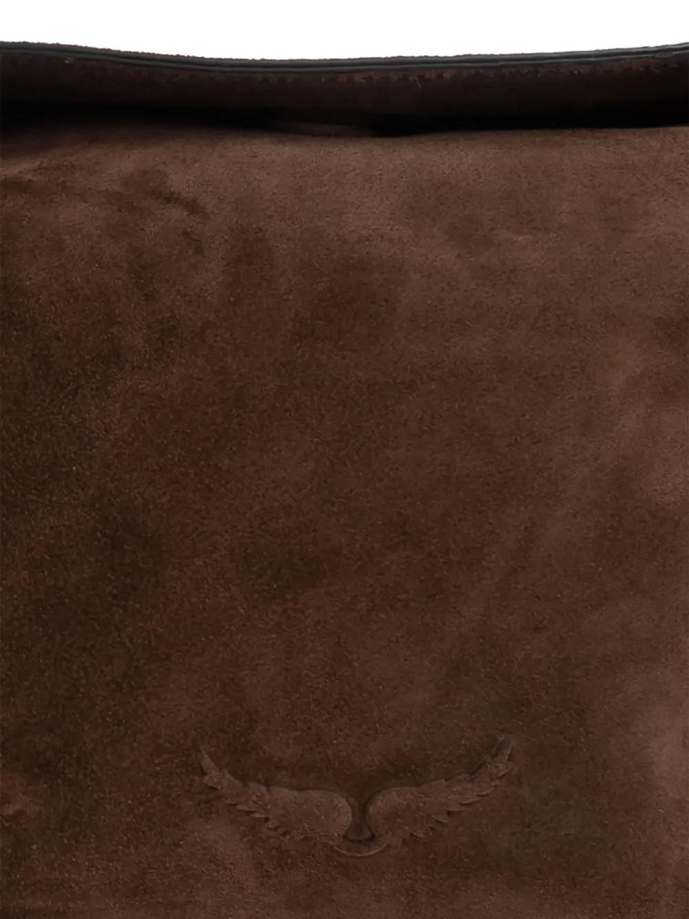 Zadig & Voltaire Jane Suede Shoulder Bag In Brown