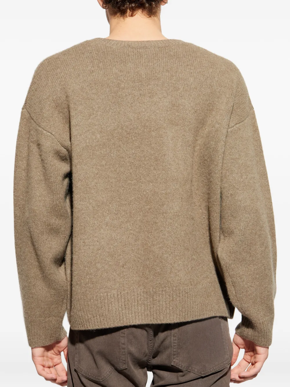 FRAME Trui met V-hals Bruin