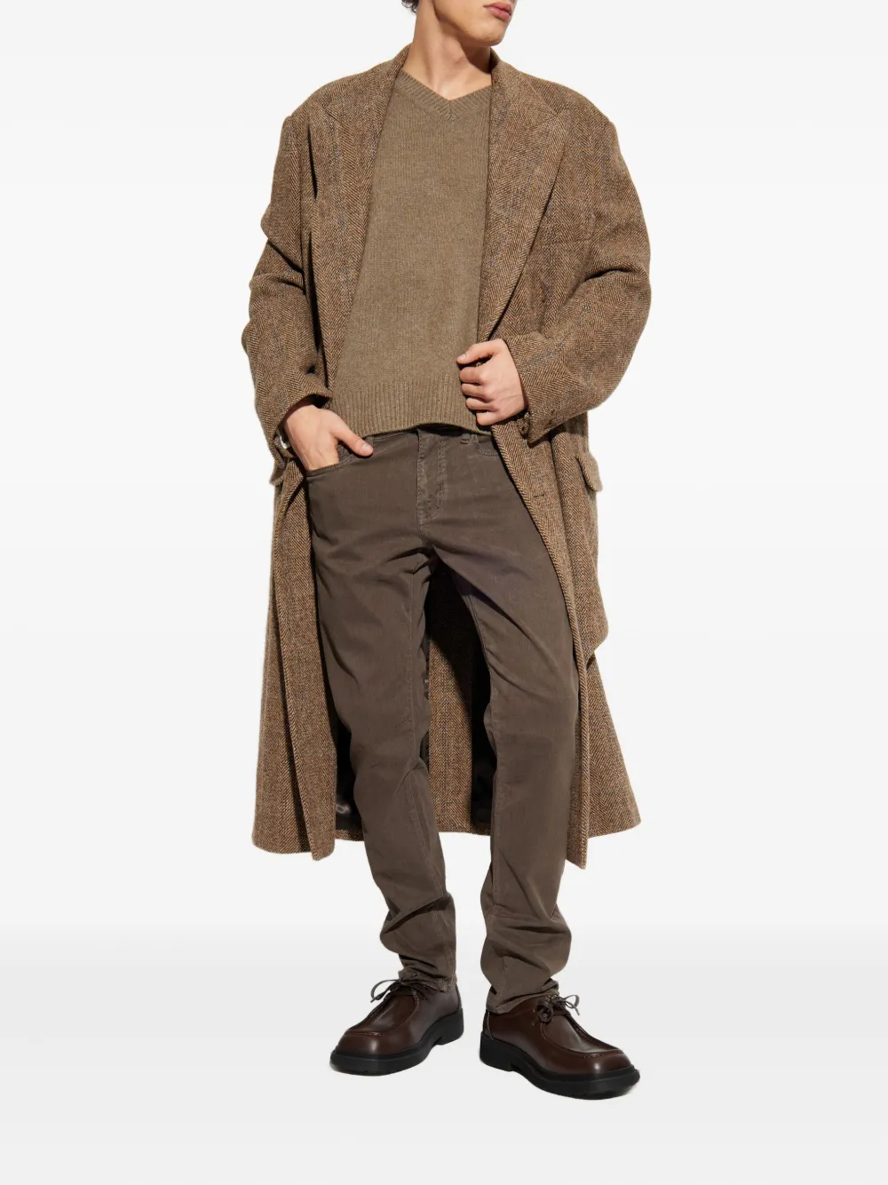 FRAME V-neck sweater - Bruin