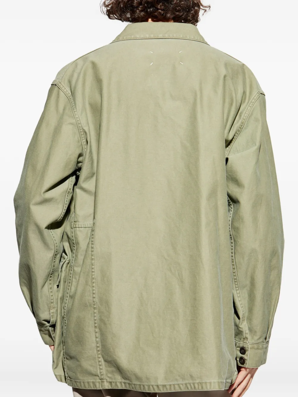 Maison Margiela Jack met meerdere zakken en knopen Groen