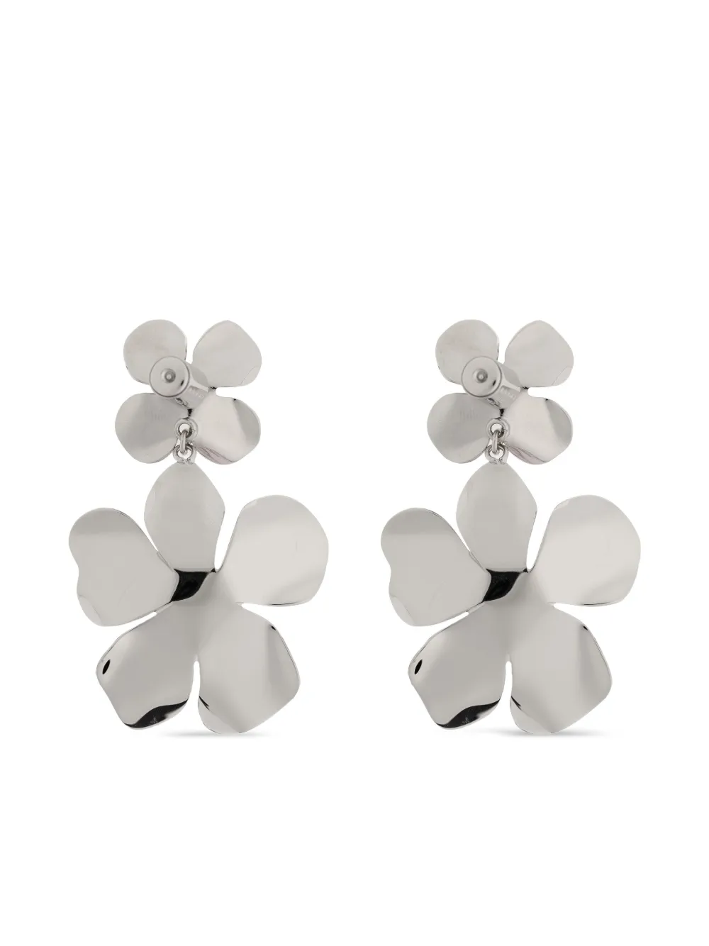 Marni Floral Drop Earrings - Pink 