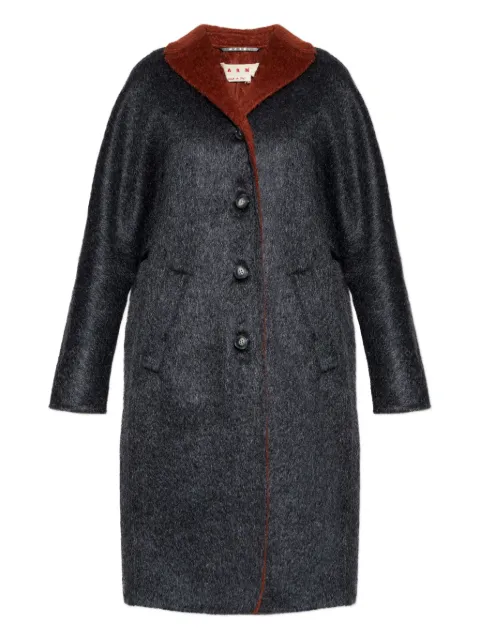 Marni contrasting-trim coat