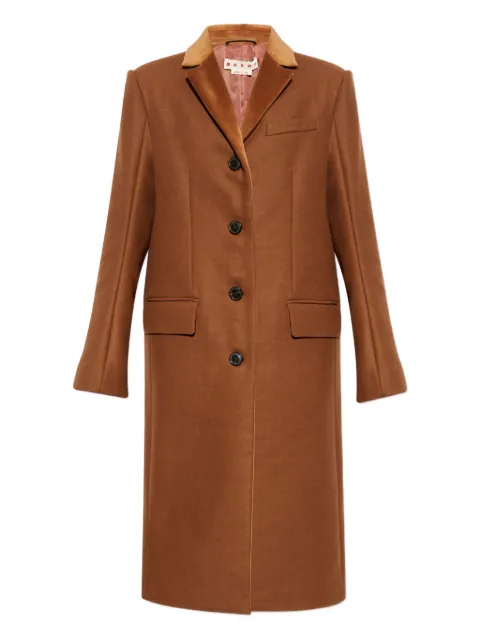 Marni single-breasted wool coat