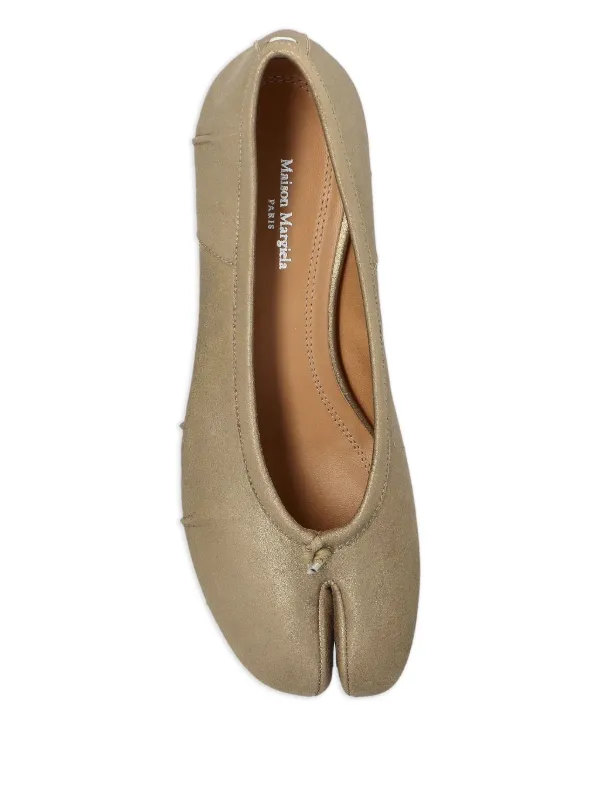 Maison Margiela Tabi New Ballerinas | Gold | FARFETCH