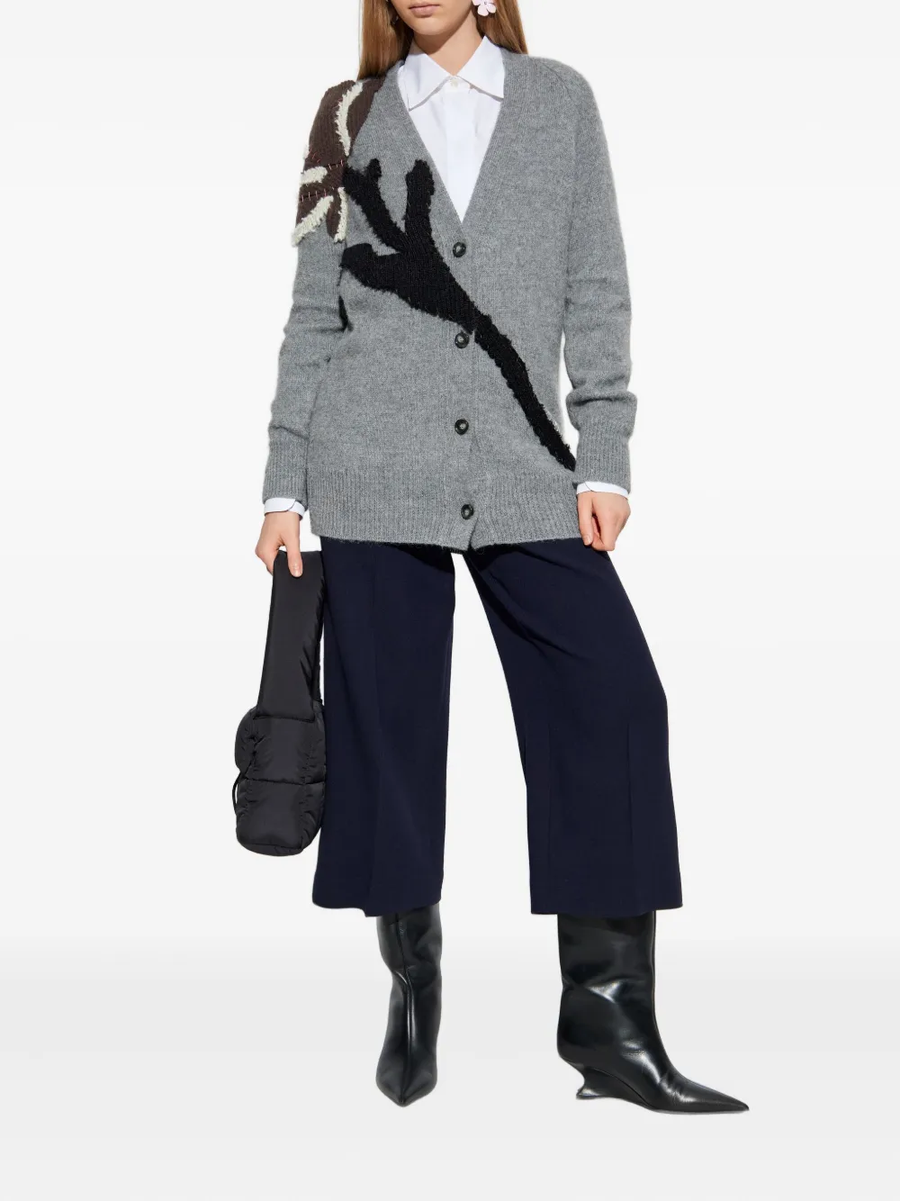 Marni cropped trousers - Blauw