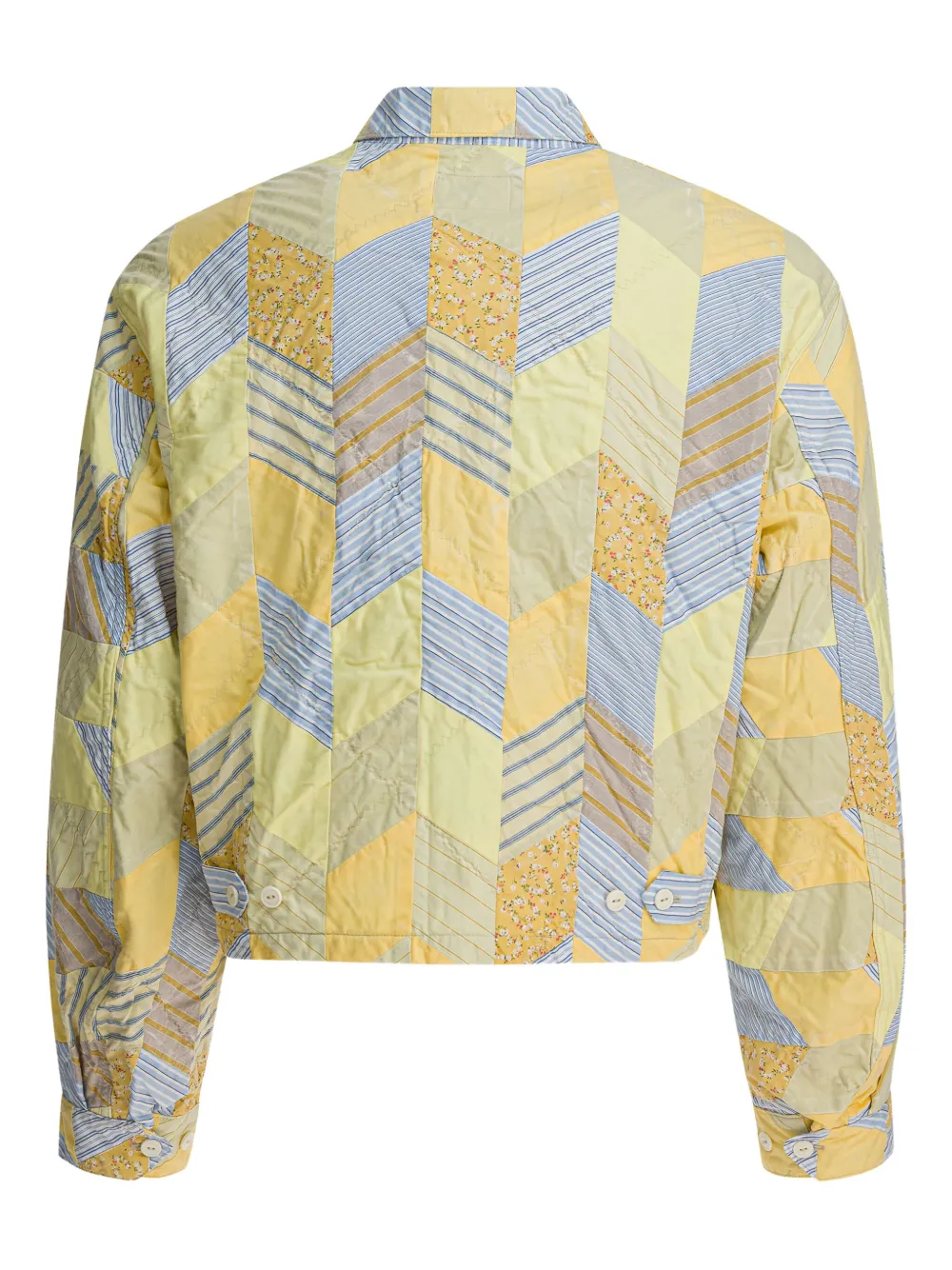 KAPITAL chamarra con diseño patchwork y cierre | Chamarras ligeras | Image 2