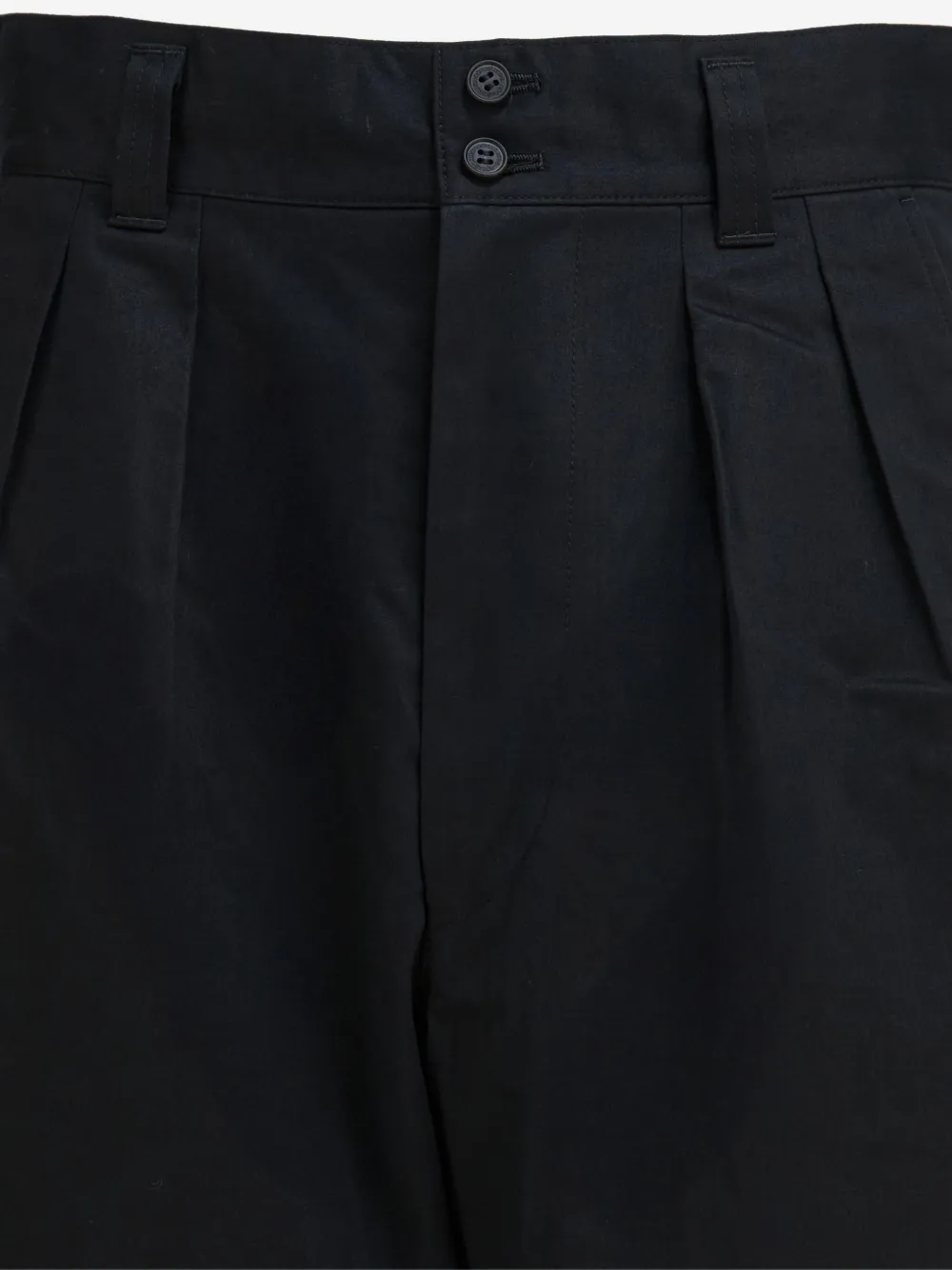 Comme des Garçons Homme Broek met knoopsluiting Zwart