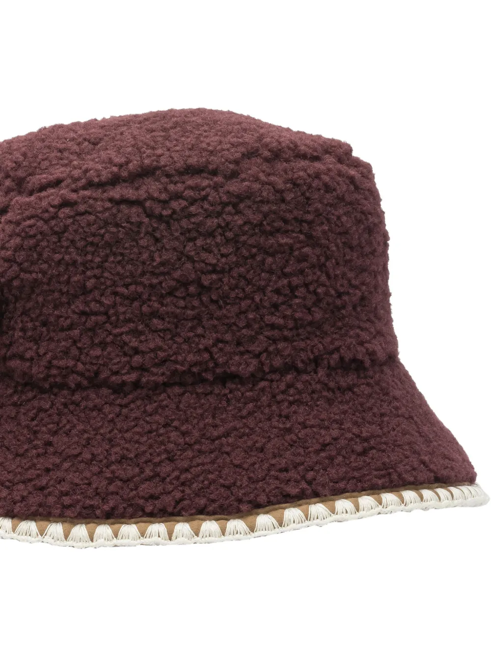 Ugg Textured Scalloped Hat In Brown