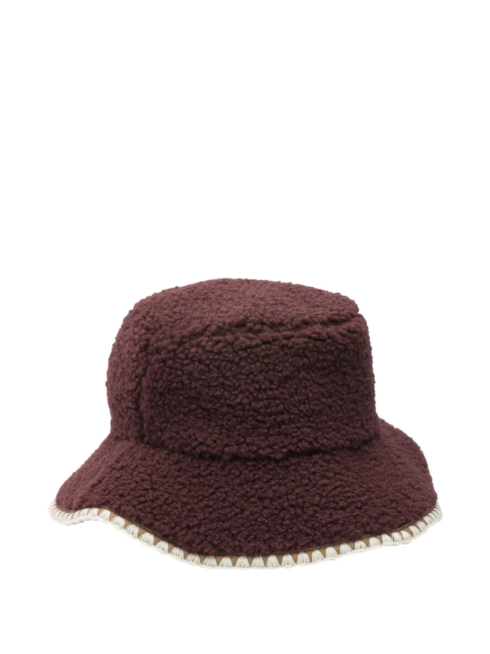 Ugg Textured Scalloped Hat In Brown