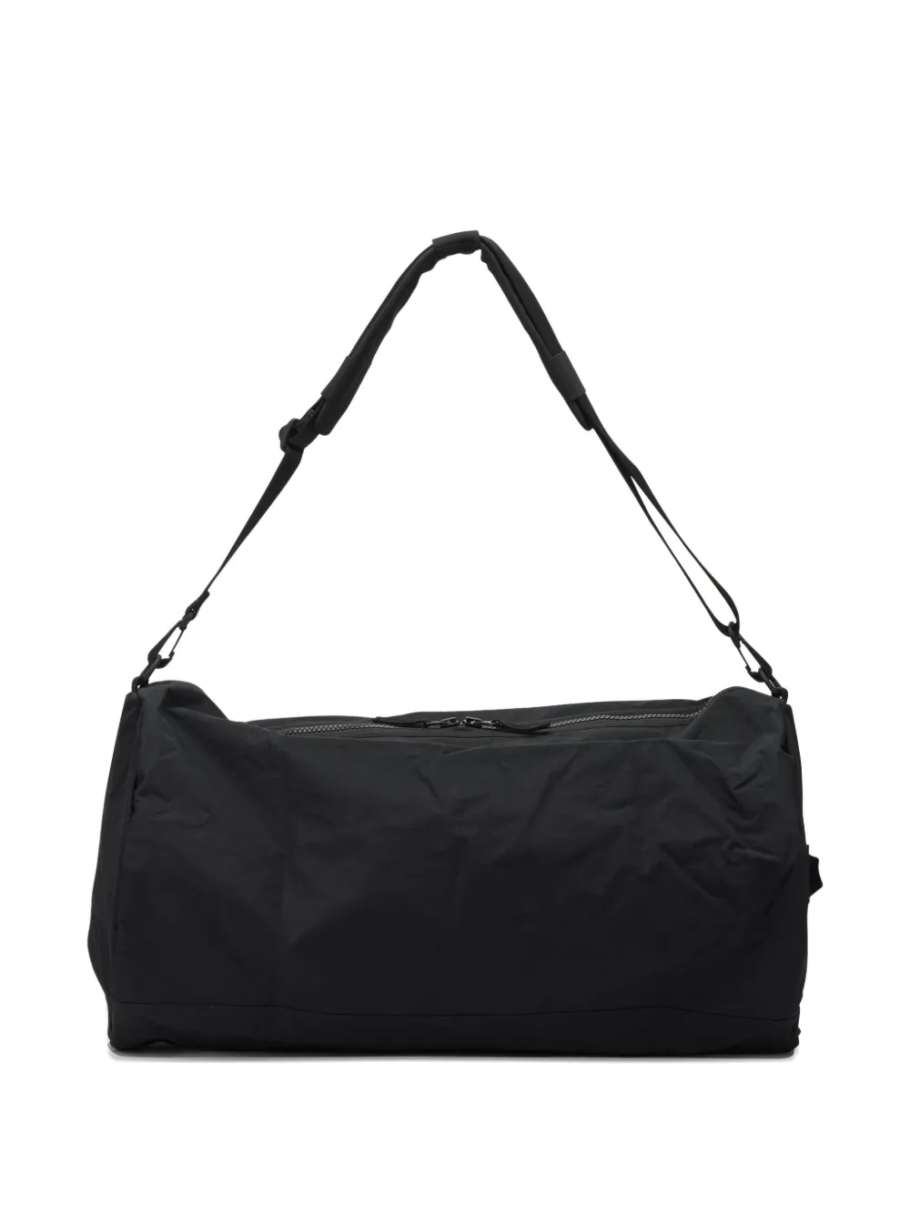 Stone Island logo-patch messenger bag - Zwart