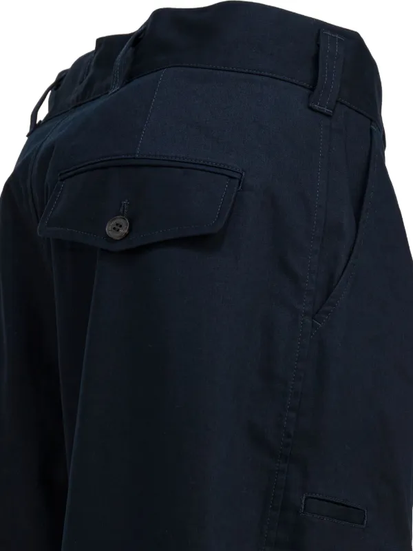 07ss comme des garçons homme cotton パンツ Comme Des Garçons Homme コットンパンツ | ブルー | FARFETCH JP