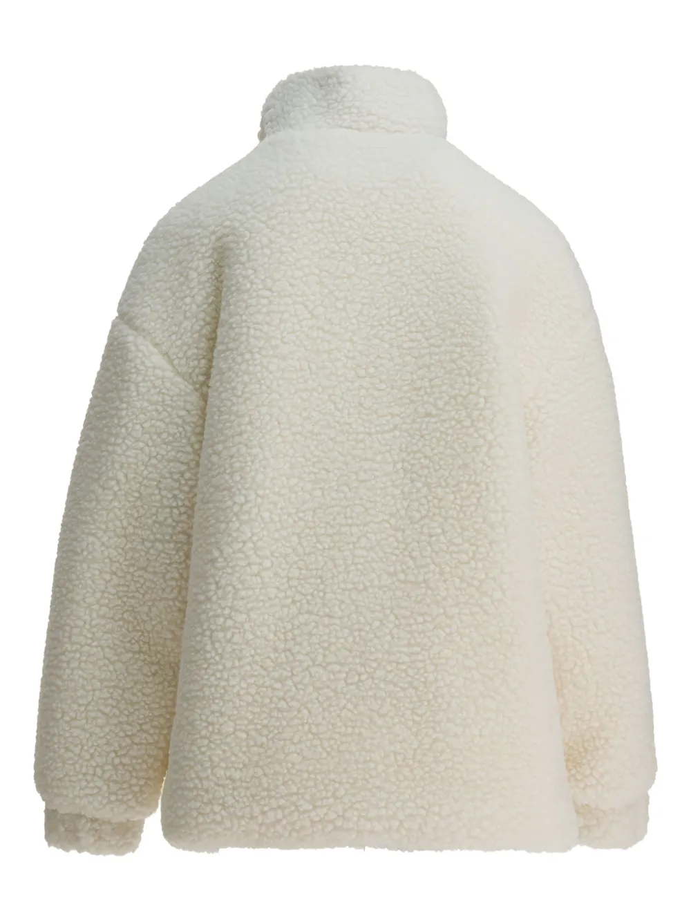 Fendi Kids Jas met logopatch Beige