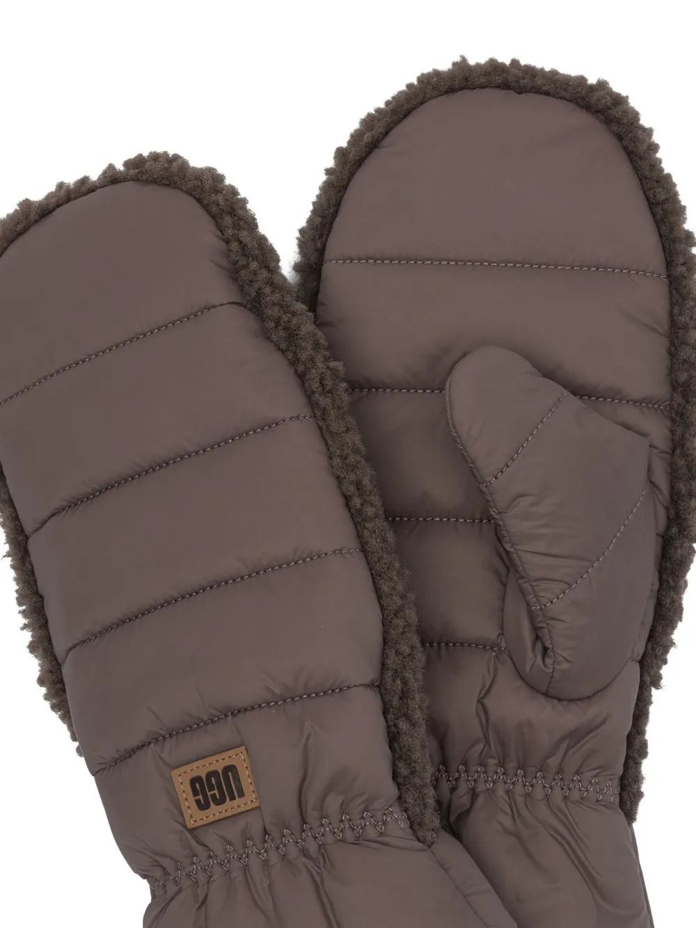 Ugg Quilted Gloves In Brown