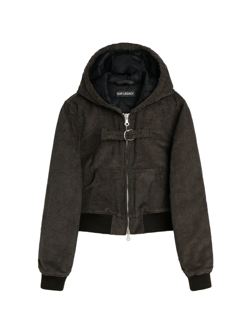 OUR LEGACY Jack met capuchon en gespdetail Bruin