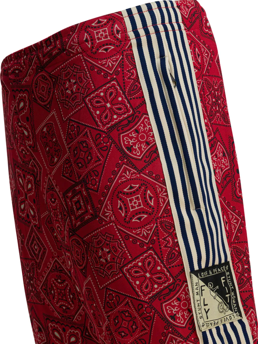  Kapital Striped Patterned Trousers - Red 