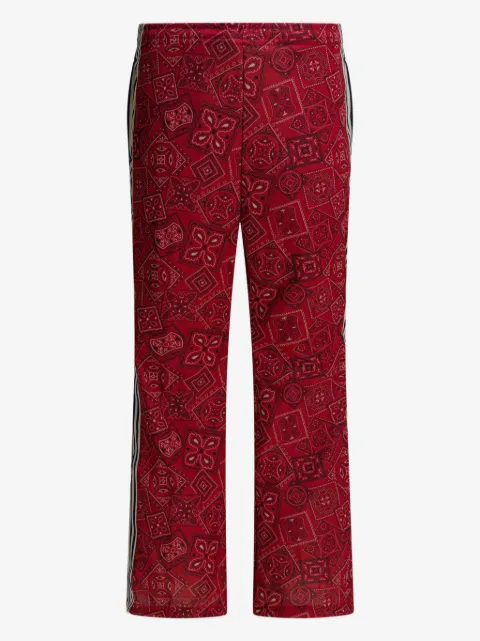 KAPITAL striped patterned trousers