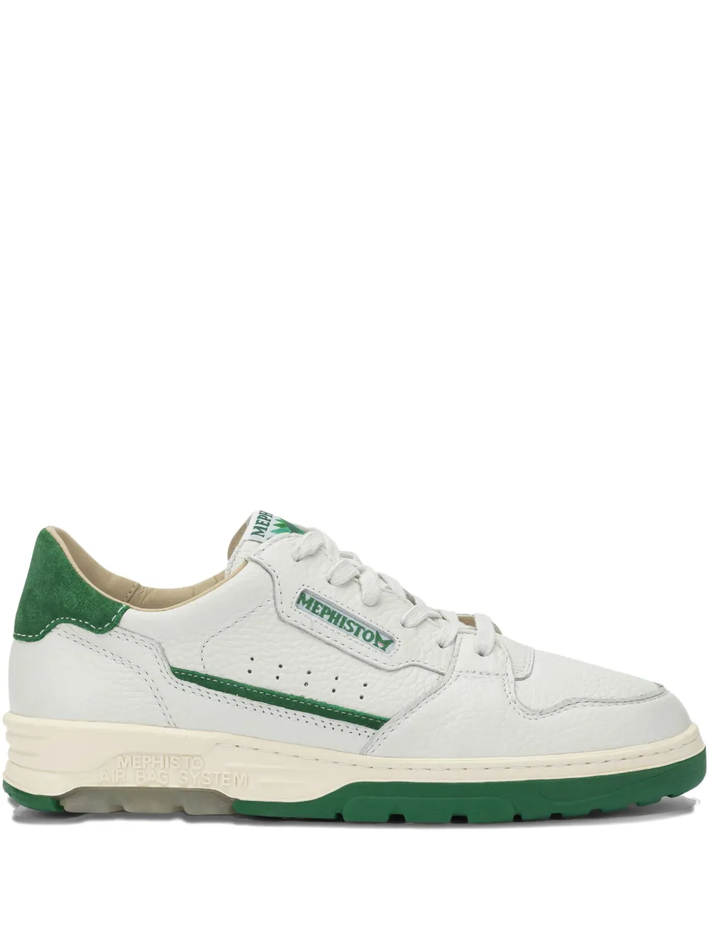 Musto perforated panelled sneakers - Bianco