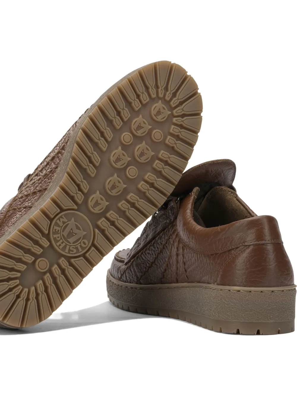  Musto Textured Lace-up Sneakers - Brown 