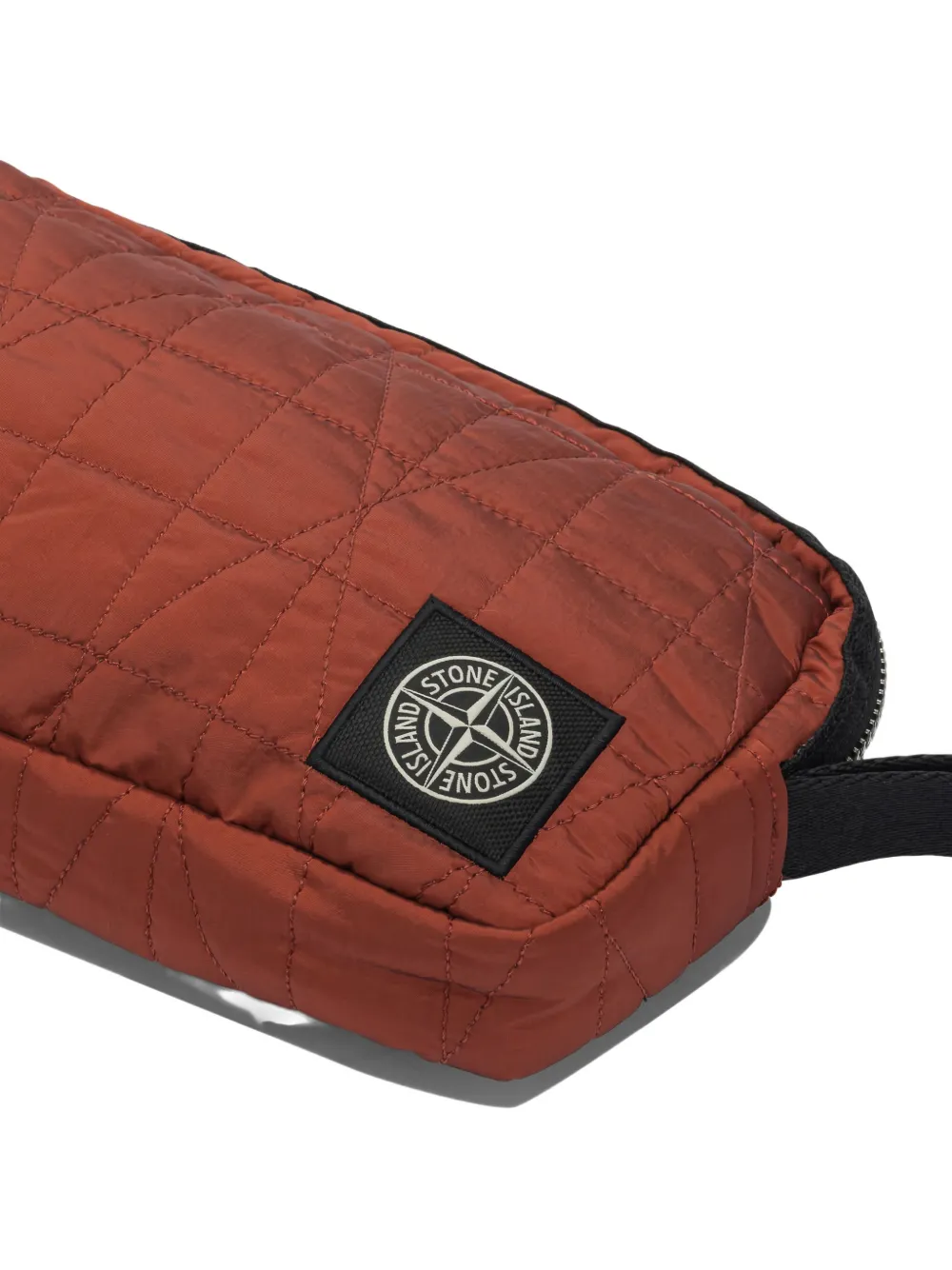 Stone Island Gewatteerde clutch met rits Rood