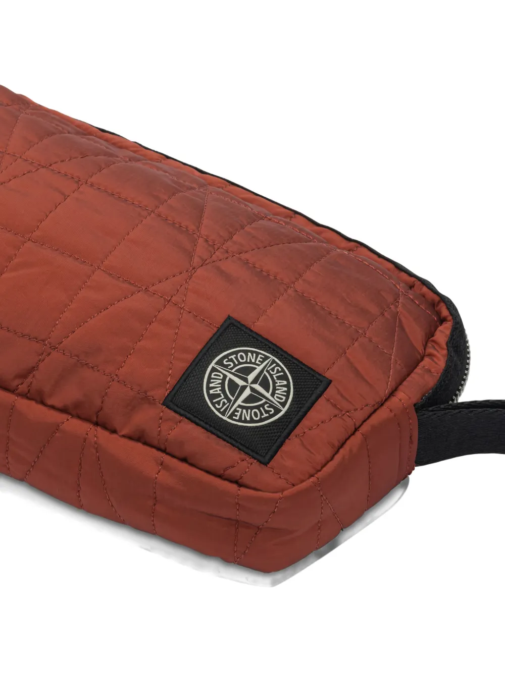 Stone Island Gewatteerde clutch met rits Rood