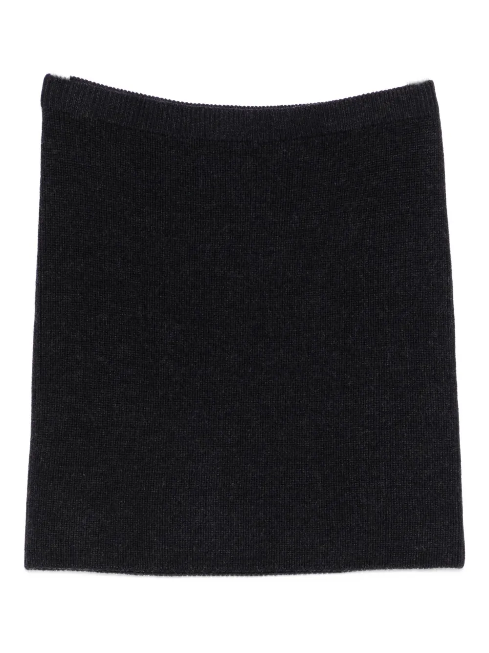 Blugirl Knitted Mini Skirt In Black
