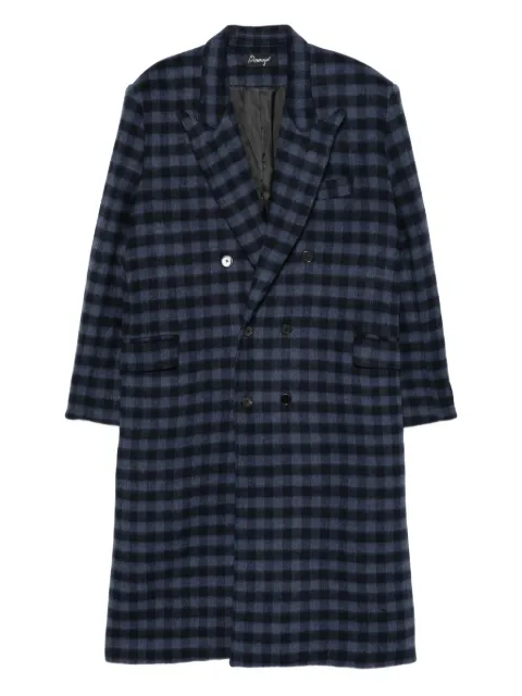 Benjamin Benmoyal double-breasted check coat