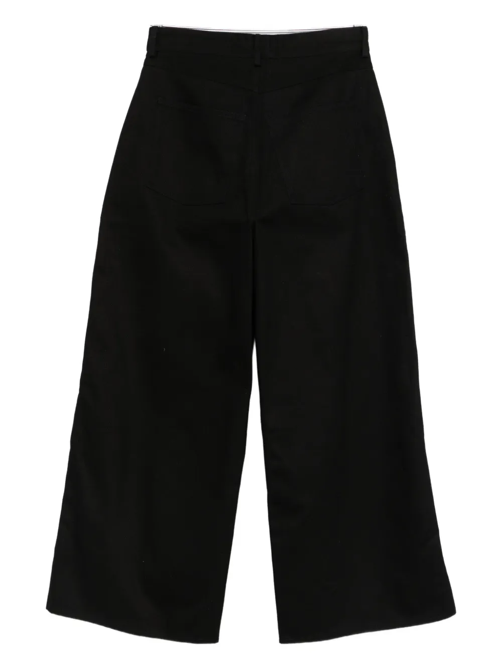 Benjamin Benmoyal floral-embroidered trousers - Zwart